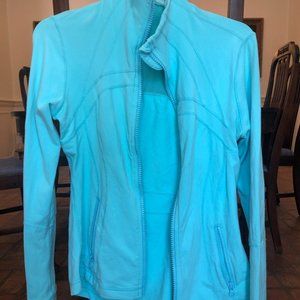 Turquoise Lululemon Zip Up
